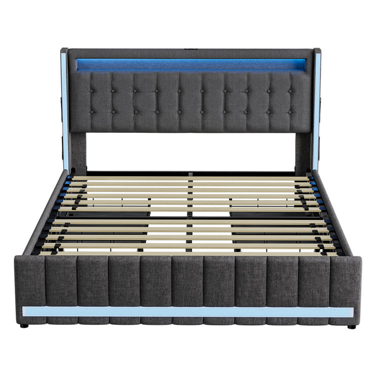 Levede Double Bed Frame-1973193467639238657