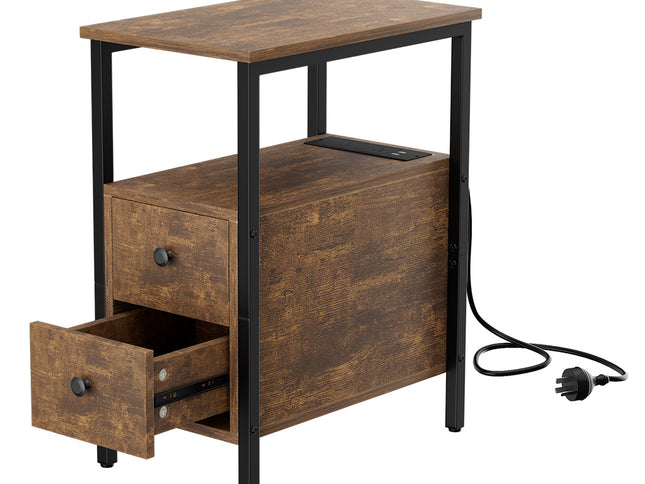 Levede Side Table Narrow Coffee End Table-1975420335440400385