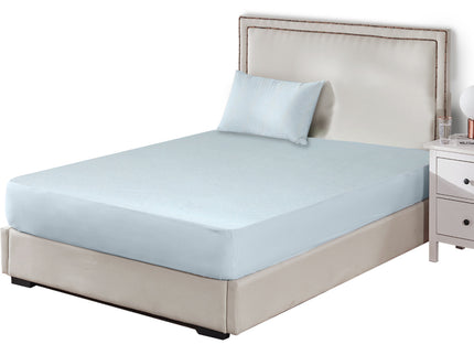 Dreamz KS Mattress Protector Pillowcases King Single Blue-1864184409469620225