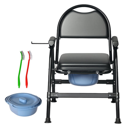 Levede Shower Tiolet Commode Chair Bedside Seat Elderly Pregnant Disability Aid-2029334091652009985