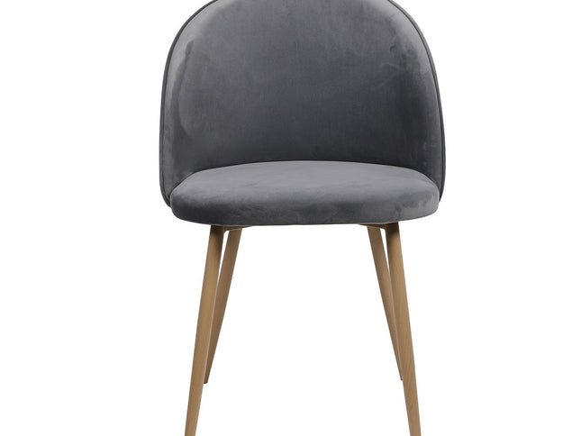 Levede 2x Dining Chairs Seat French Grey-1942353394178068481