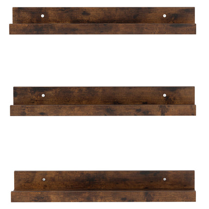 Levede Floating Shelves 3 Pack Wall Mounted Wood Storage Display Rack Room Decor-2065254309259513857