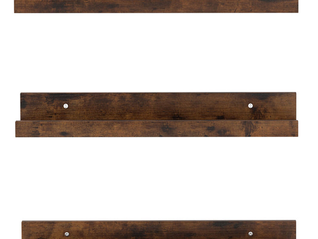 Levede Floating Shelves 3 Pack Wall Mounted Wood Storage Display Rack Room Decor-2065254309259513857