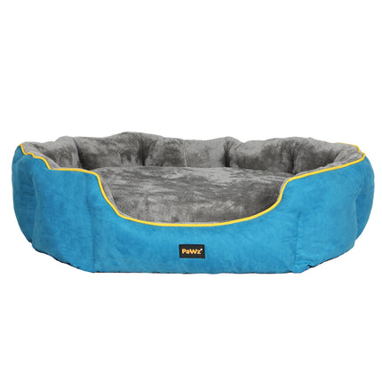 PaWz Electric Pet Heater Bed Heated L Blue Large-1975420457507229697