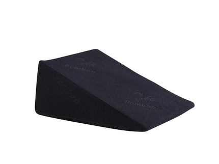 2x Cool Gel Memory Foam Bed Wedge Pillow Black 25x2-1910113041521971201