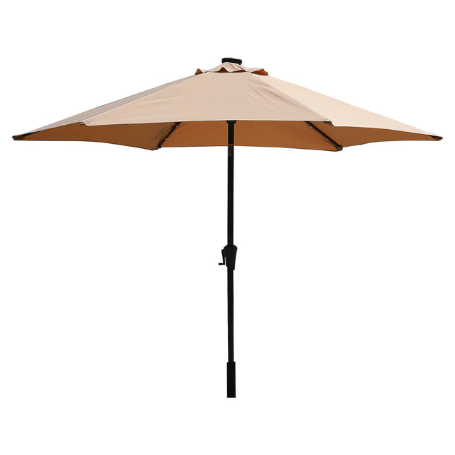 Centra 3M LED Outdoor Umbrella Base Stand Khaki-1950770002789535745