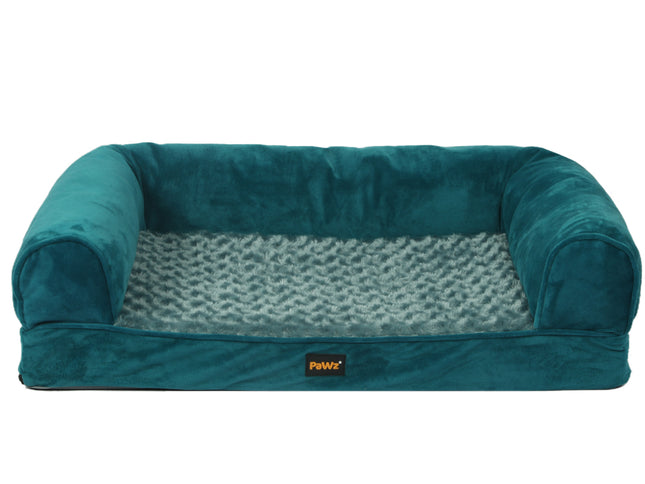 PaWz Pet Bed Sofa Dog Bedding Soft Warm L Blue Large-1973193625978408961