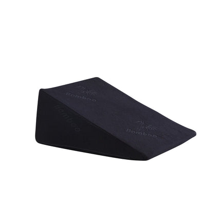 2x Cool Gel Memory Foam Bed Wedge Pillow Black 25x2-1973193851468386305