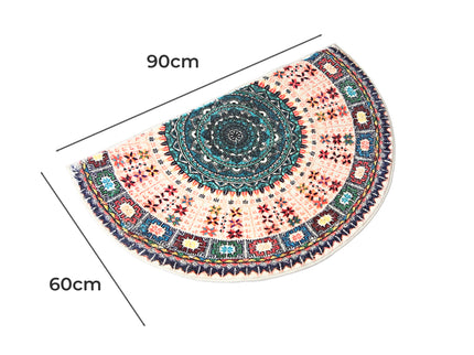 Marlow Door Mat Half Moon Semi-Circle Rug 60x90-1919892882941153282