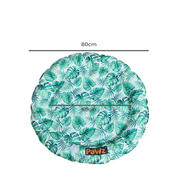 PaWz Pet Cool Gel Mat Cat Bed Dog Bolster L Large-1973193648858337282