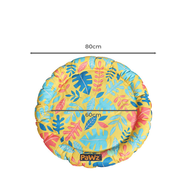 PaWz Pet Cool Gel Mat Cat Bed Dog Bolster L Large-1973193648455684098