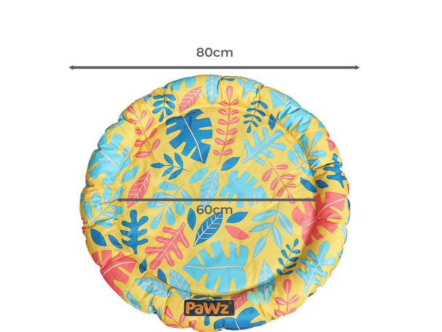 PaWz Pet Cool Gel Mat Cat Bed Dog Bolster L Large-1864184516600532994
