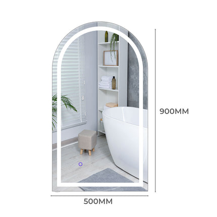 EMITTO LED Wall Mirror Arch Anti-fog 50*90cm 50x90-1973193814797586434