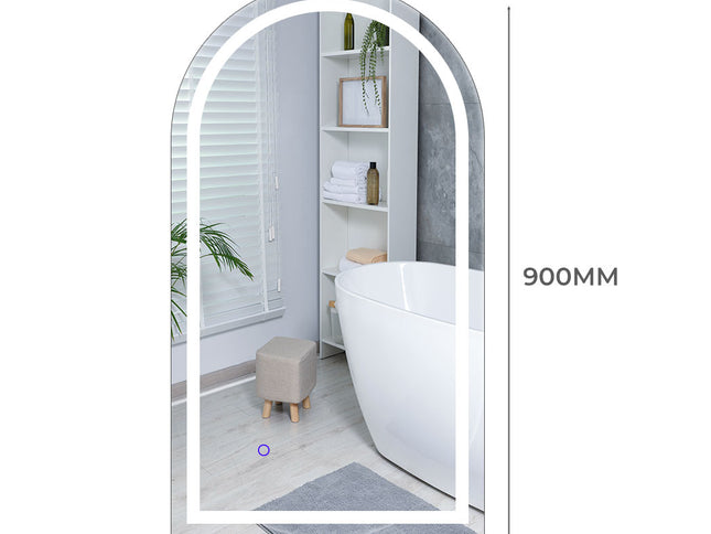 EMITTO LED Wall Mirror Arch Anti-fog 50*90cm 50x90-1973193814797586434