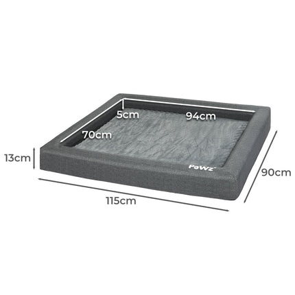 PaWz Memory Foam Pet Bed Calming Dog XL X-Large-1973193677618679810