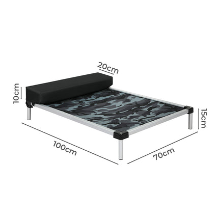 PaWz Pet Trampoline Aluminium Frame XL Camoflauge X-Large-1975420398329794562