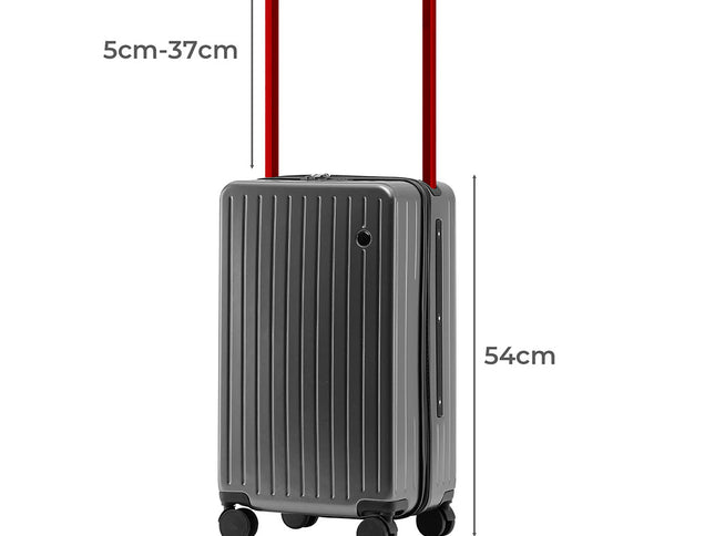 Slimbridge 20" Luggage Wide Handle TSA Lock Grey-1975420323004289026