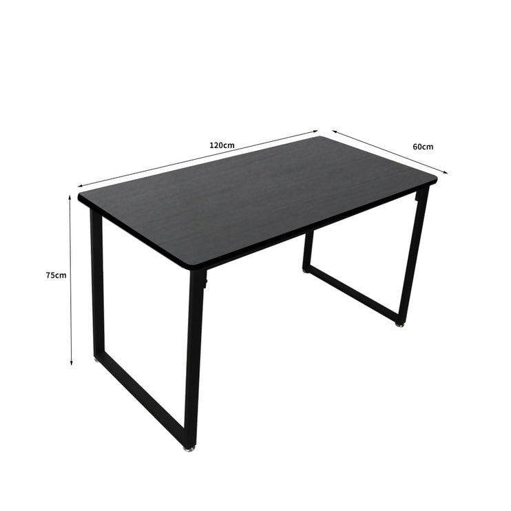 Levede Office Desk Computer Laptop Desks Black-1973193816651468802