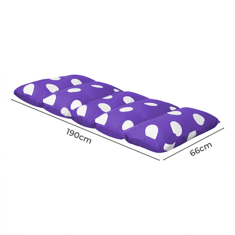 Dreamz Foldable Mattress Kids Pillow Purple Medium-1864184488792297474