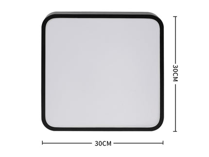 EMITTO 3-Colour Ultra-Thin 5CM LED Ceiling 36W Black-1864184387176894466
