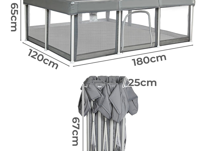 Bopeep Kids Playpen Foldable 120X180-1973193474949910530