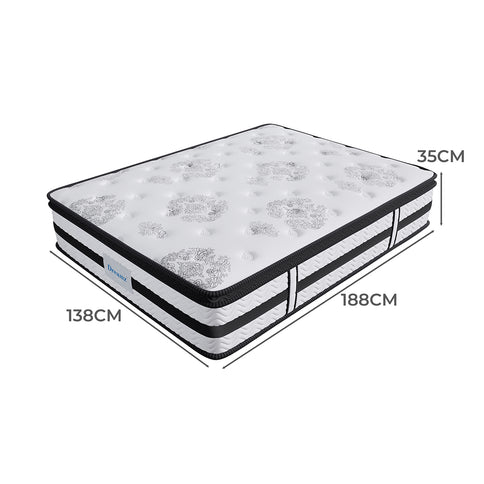 Dreamz Spring Mattress Bed Pocket Egg Double-1864184411818430466
