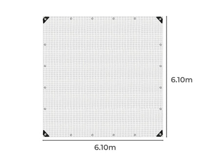 Manan Tarp Tarpaulin 200GSM Camping 6.1mx6.1m-1864184737090899970