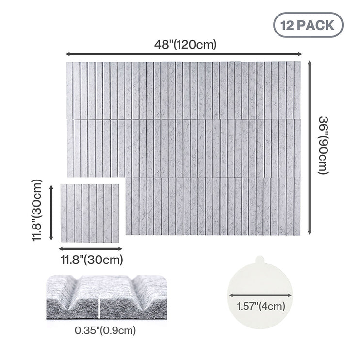 Levede Cork Boards Alternative Photo Display Board 12 Pcs 30cmx30cm Coustic-2050059006285844482