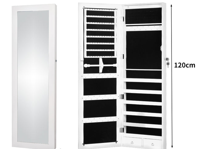 Levede Mirror Jewellery Cabinet Makeup-1975420469419053058