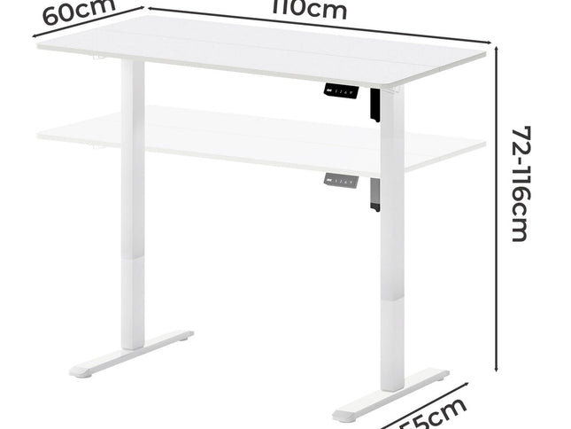 Levede Electric Standing Desk Height Adjustable 110cm-2006733411695333378