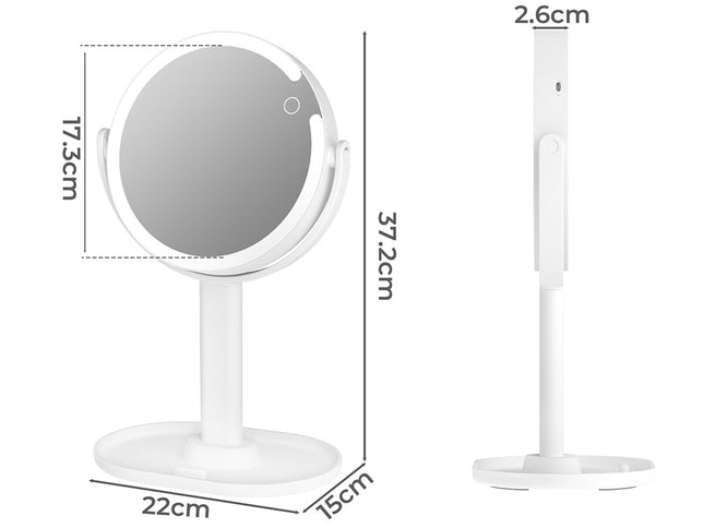 Yezi 10x Magnifying Makeup Mirror with LED Light-2006733389893341186