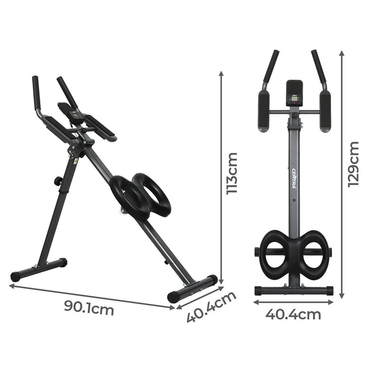 Centra Foldable Adjustment Ab Machine Black-1975420336904212482