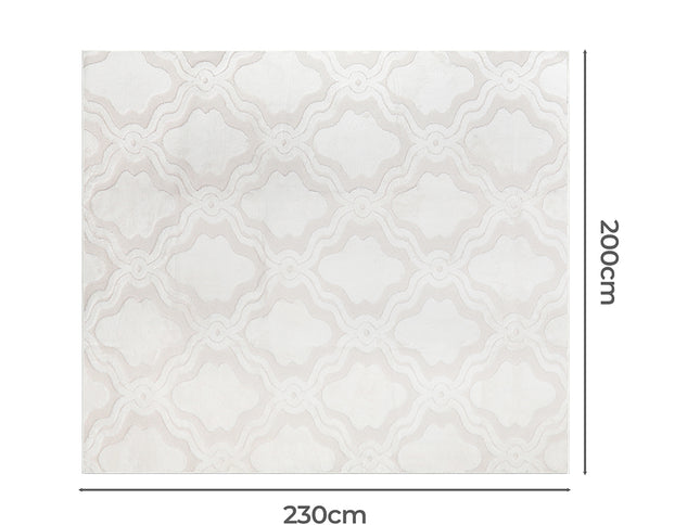 Marlow Floor Rugs Soft Shaggy 10mm Pile 200x230-1910112212228378626