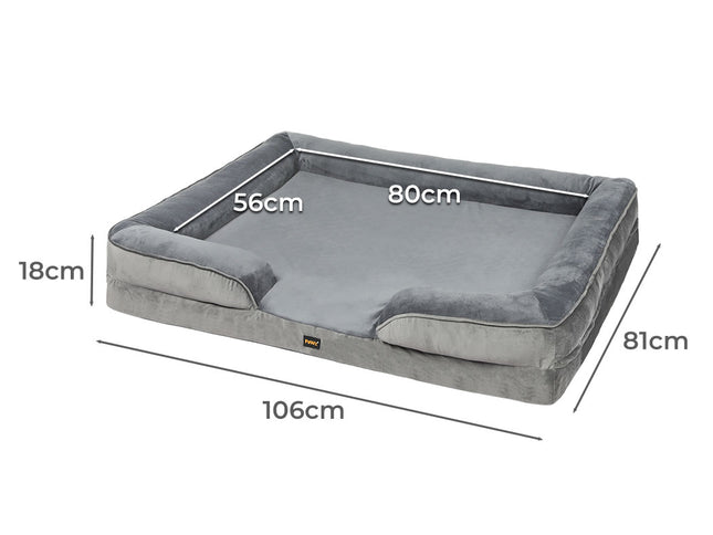 PaWz Memory Foam Pet Sofa Bed Cushion XL X-Large-1864184544832393218