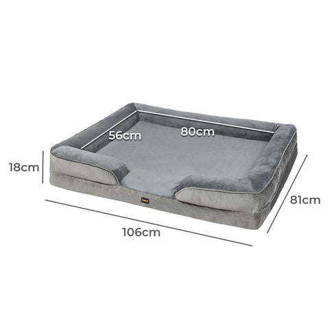 PaWz Memory Foam Pet Sofa Bed Cushion XL X-Large-1864184544832393218