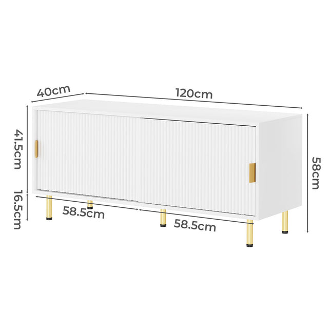 Levede 120cm TV Cabinet Entertainment Unit-1954802409419182082