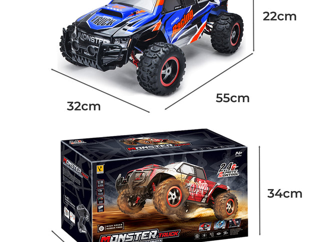 Centra RC Car 1:8 4WD Off-Road Racing Blue-1864184336983658498