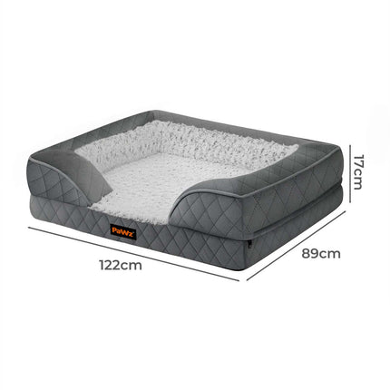 Pawz Orthopedic Memory Foam Pet Bed Dog Washable Mat-2006733392762245122