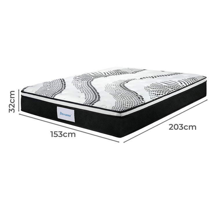 Dreamz 7 Zone Pocket Spring Mattress Medium Firm Queen-2006733415172411394