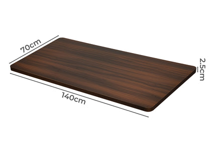 Levede Desktop For Motorised Adjustable Black 140X70CM Walnut-1942353107212177410