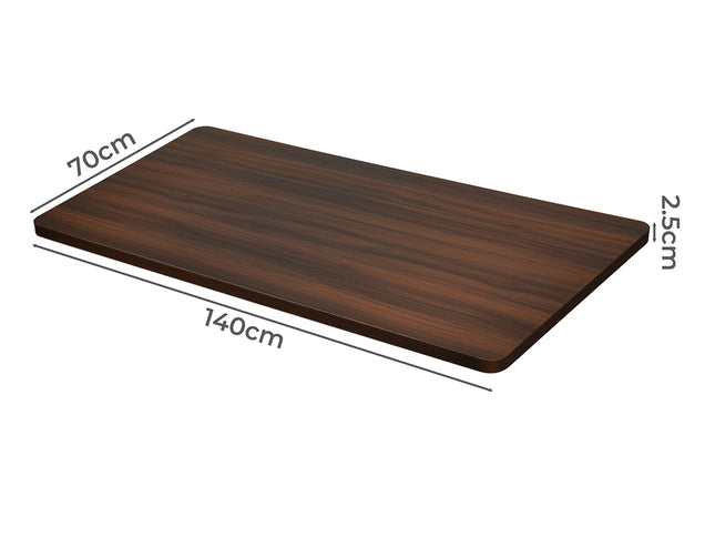 Levede Desktop For Motorised Adjustable Black 140X70CM Walnut-1942353107212177410