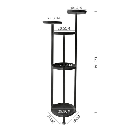 Levede Plant Stand Outdoor Indoor Flower Black Large-1973193773248811010