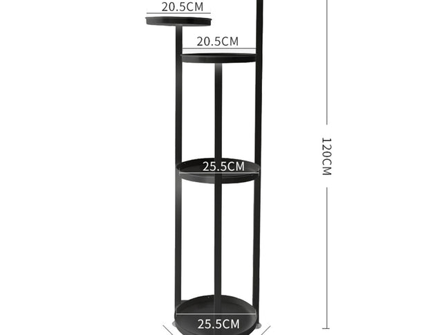 Levede Plant Stand Outdoor Indoor Flower Black Large-1973193773248811010