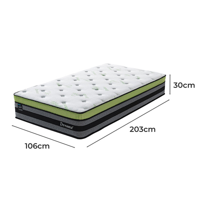 Dreamz King single Cooling Mattress Pocket-1954802859275063298