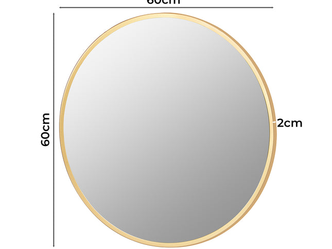 Yezi Wall Mirror Bathroom Makeup Mirrors 70cm-1942353101151408130