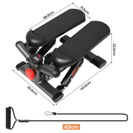 Centra Mini Stepper with Resistance Bands-1975420329618706434