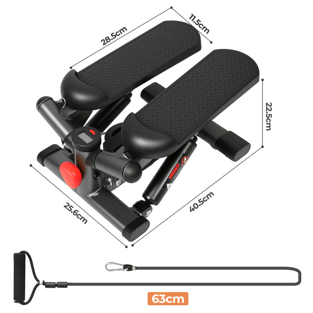 Centra Mini Stepper with Resistance Bands-1975420329618706434