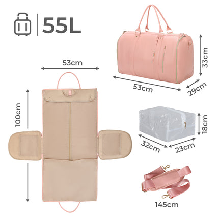 Slimbridge Large Capacity Foldable Garment Duffle Bag-1910112274933223426