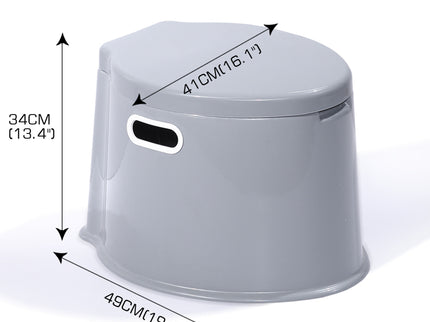 6L Camping Toilet Outdoor Portable Potty-1910113131728867330