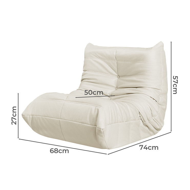 Levede Kids Floor Chair Foam Sofa Replica Single Lazy Recliner Children Couch-1975420377387634690